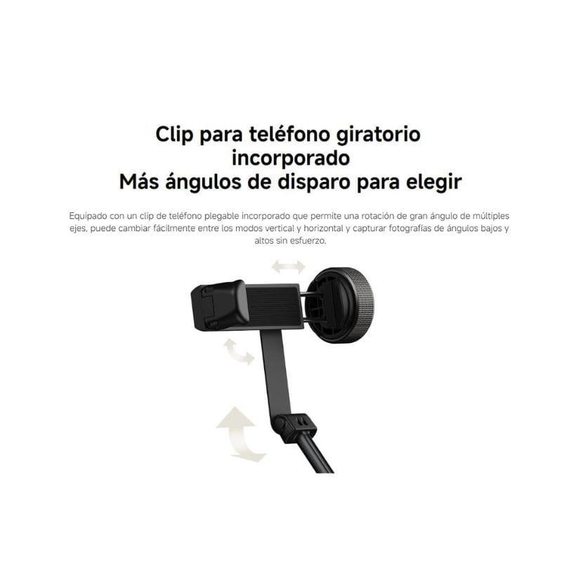 Xiaomi Zoom Floor Selfie Stick Tripod 62", con clip rotatorio