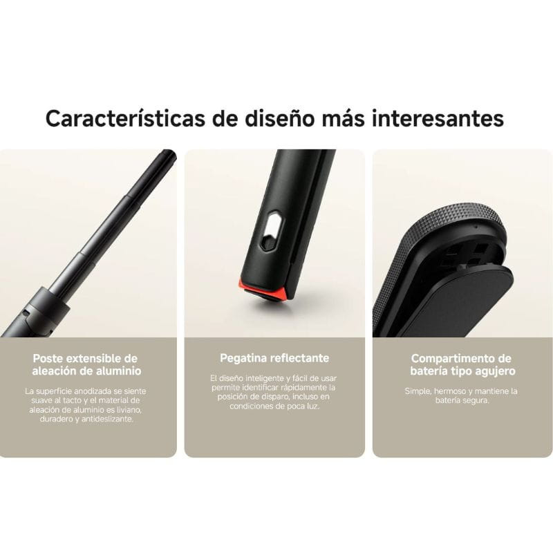 Xiaomi Zoom Floor Selfie Stick Tripod 62", características mas relevantes