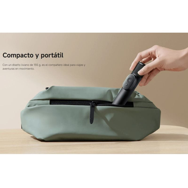 Tripé Xiaomi Selfie Stick Tripod, tamanho compacto