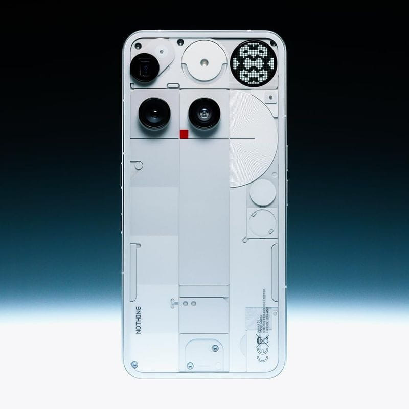 Trasera de Nothing Phone 3 Blanco