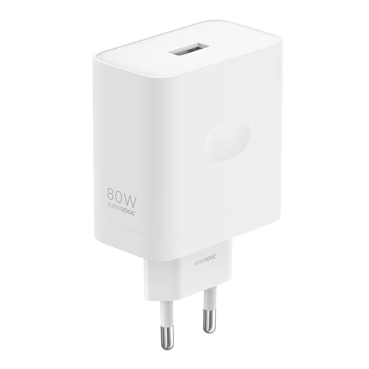 Carregador OPPO SuperVOOC 80W USB-A - Carregamento rápido