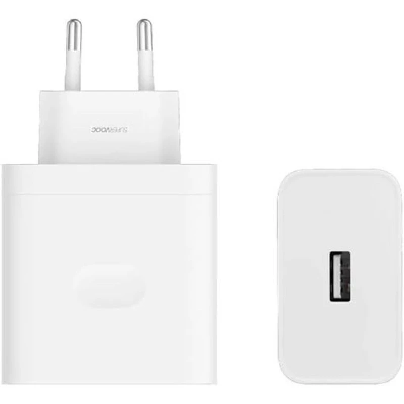 Cargador OPPO Supervooc 80W USB-A - Blanco