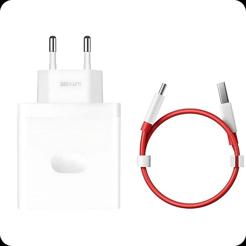 Cargador OnePlus Supervooc 100W con cable USB-C - Blanco