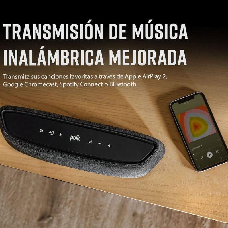 Polk Magnifi Mini Ax 2.1 Dolby Atmos - Barra de Sonido, inalámbrica