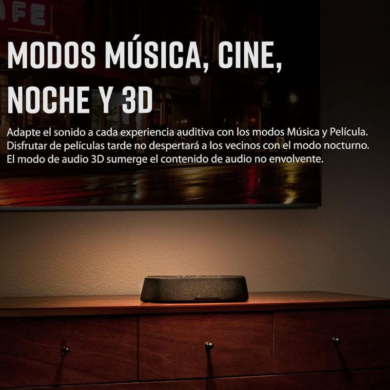 Polk Magnifi Mini Ax 2.1 Dolby Atmos - Barra de Sonido, con varios modos de sonido