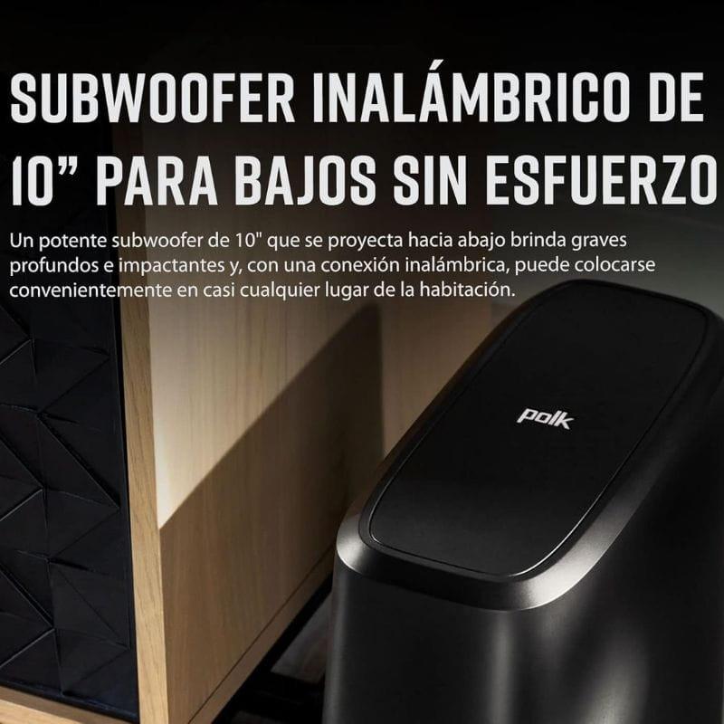 Polk Magnifi Mini Ax 2.1 Dolby Atmos - Barra de Sonido, con subwoofer de 10 pulgadas