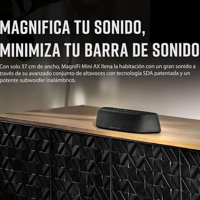Polk Magnifi Mini Ax 2.1 Dolby Atmos - Barra de Sonido, tamaño compacto