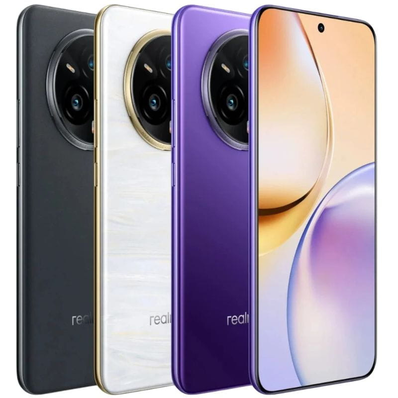 Realme 14 Pro+ 5G 12 GB/512 GB Lilás - Celular cores disponíveis