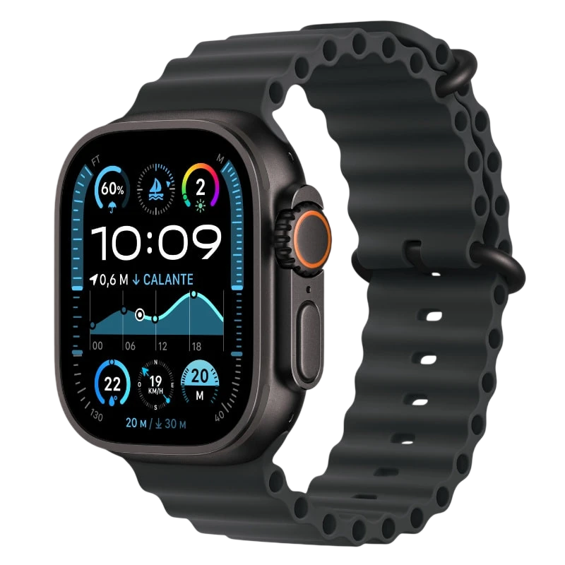 Apple Watch Ultra 2 GPS + Cellular 49mm avec Bracelet Ocean Noir