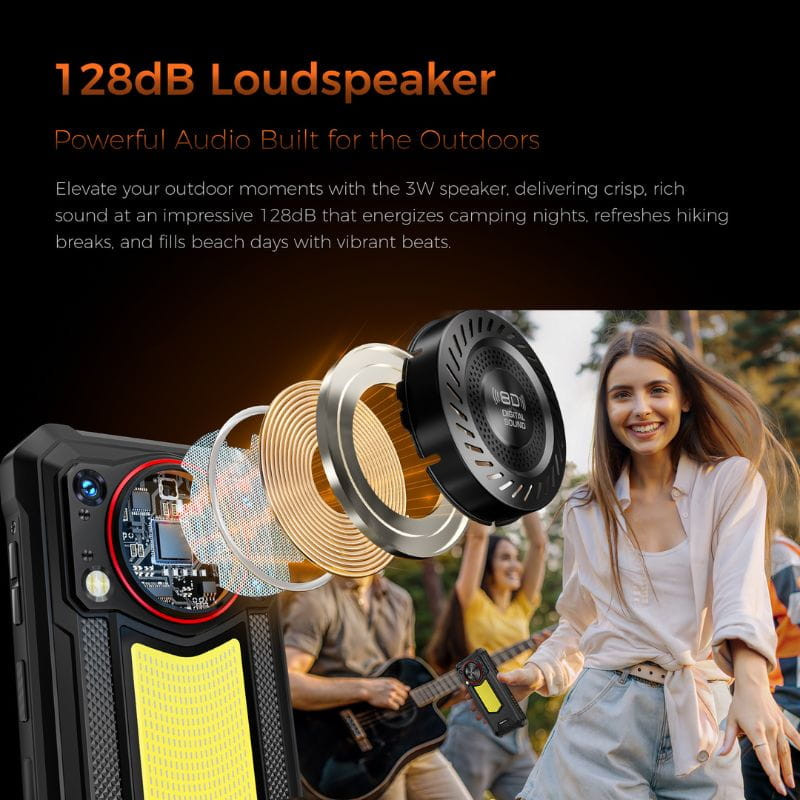 Oukitel WP53S 4GB/128GB Negro Rugged - Sonido