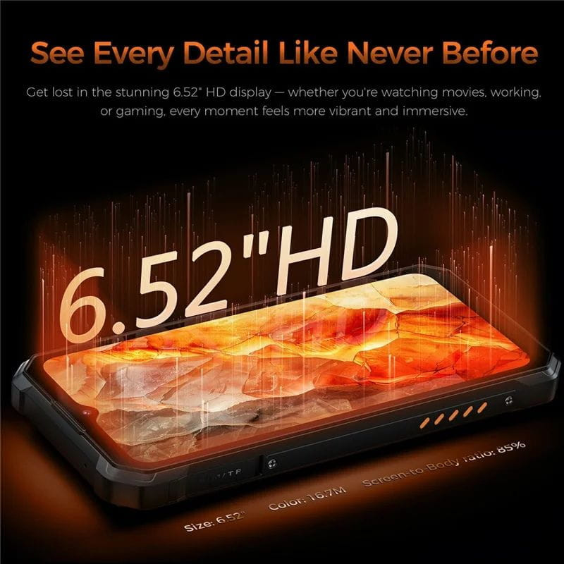 Oukitel WP53S 4GB/128GB Negro Rugged - Pantalla