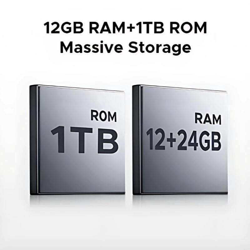 Doogee Blade 20 Max 12GB/1TB Rojo Rugged - capacidad de memoria