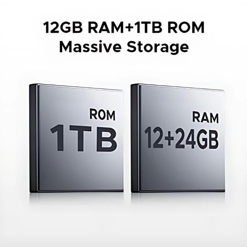 Doogee Blade 20 Max 12GB/1TB Rojo Rugged - capacidad de memoria