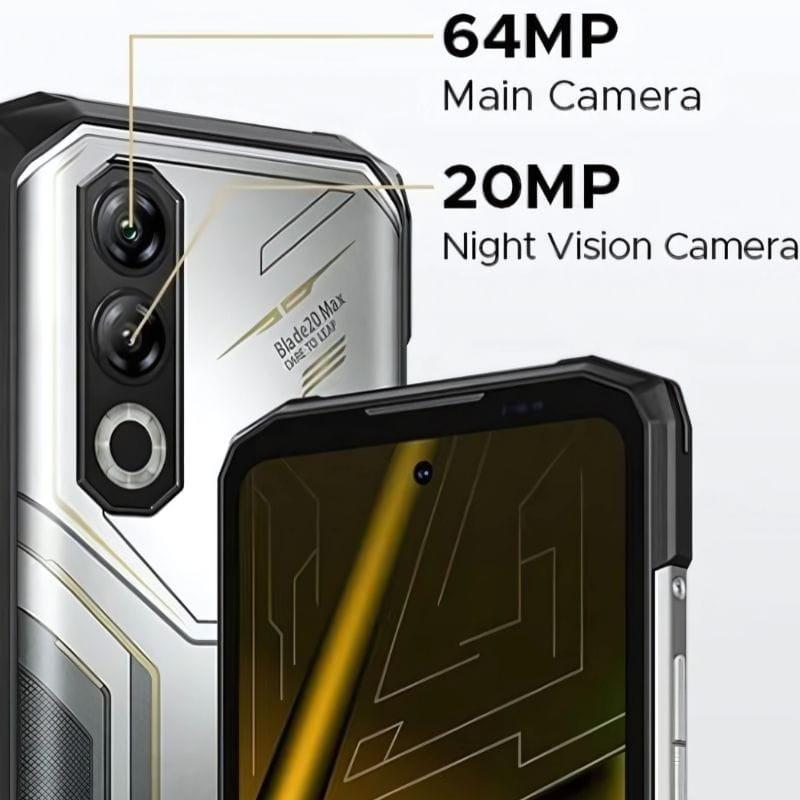 Doogee Blade 20 Max 12GB/1TB Rojo Rugged - sistema de cámaras