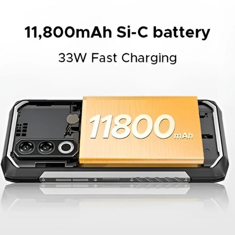 Doogee Blade 20 Max 12GB/1TB Rojo Rugged - capacidad de la batería