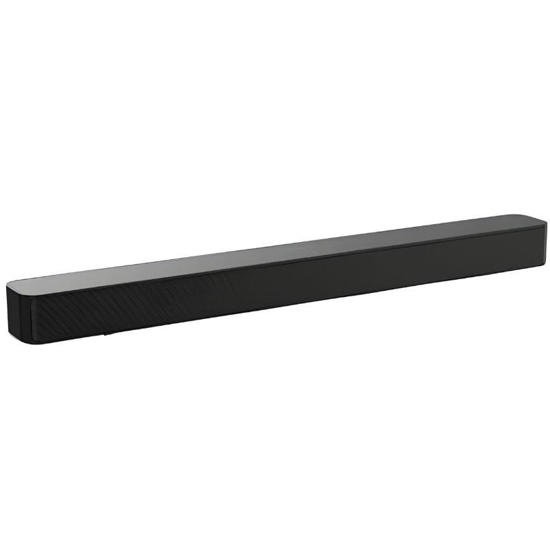 Barra de sonido Philips Tab4000 10 2.0 60 W en negro, diseño minimalista, formato compacto para colocar bajo TV, frontal perforado y LED indicador central