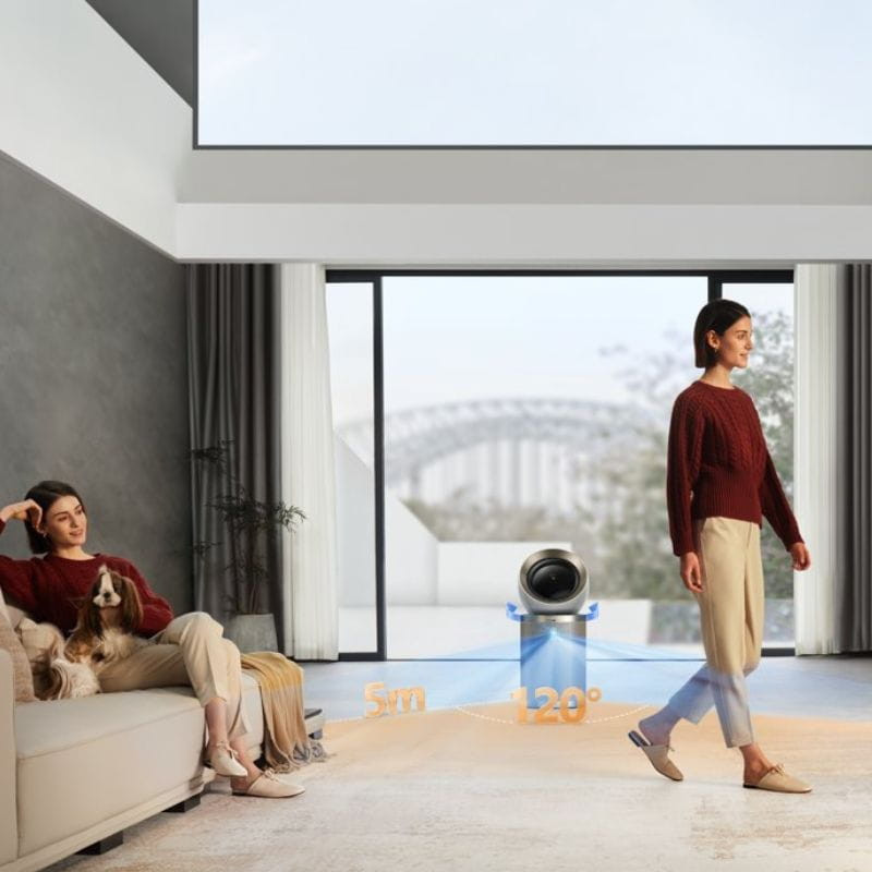 Dreame PM10 Bronze - Purificador de ar, imagem num quarto