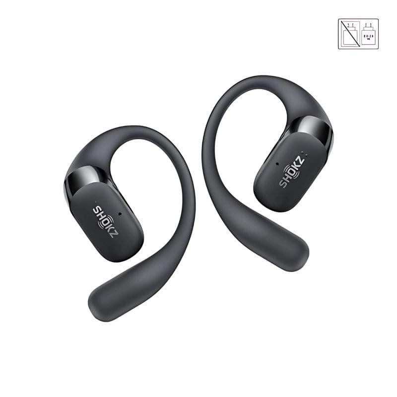 SHOKZ OpenFit 2+ Negro - Auriculares Inalámbricos Bluetooth, imagen sin estuche de carga