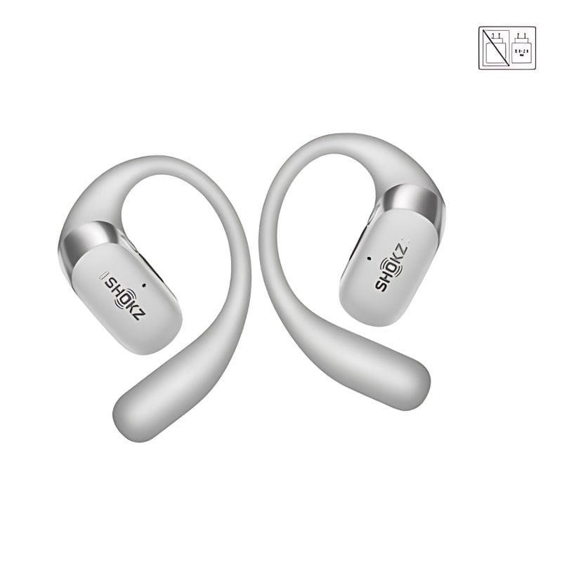 SHOKZ OpenFit 2+ Gris - Auriculares Inalámbricos Bluetooth, imagen sin caja de carga