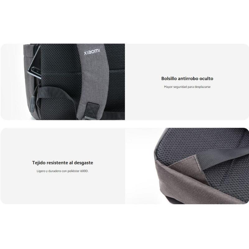 Sac à dos Xiaomi Commuter gris foncé, caractéristiques des bretelles