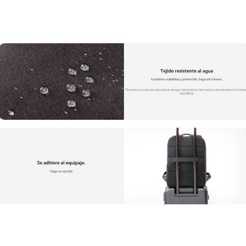 Sac à dos Xiaomi Commuter gris foncé, caractéristiques du tissu