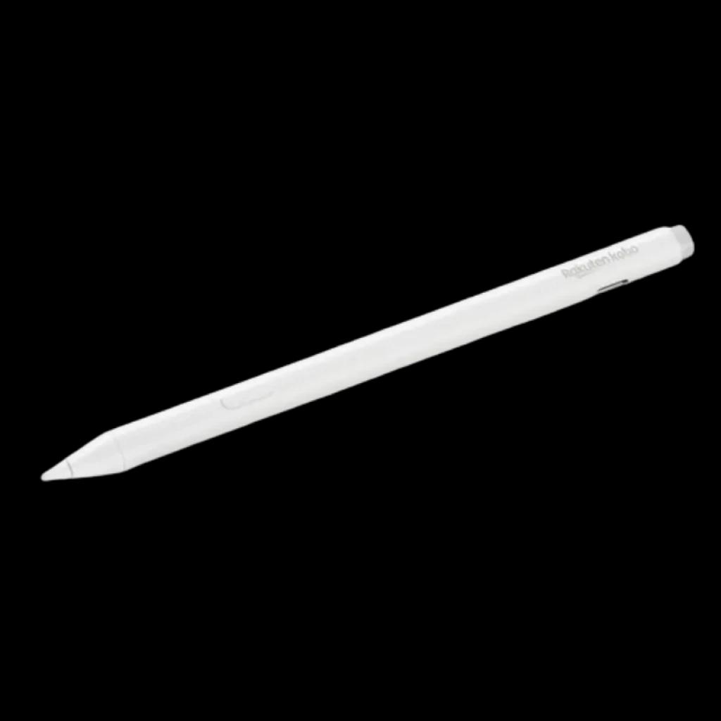 Rakuten Kobo Stylus 2 Branco para eBooks com ponta fina, corpo ergonómico e acabamento mate; carregamento USB-C e design leve para uma escrita precisa