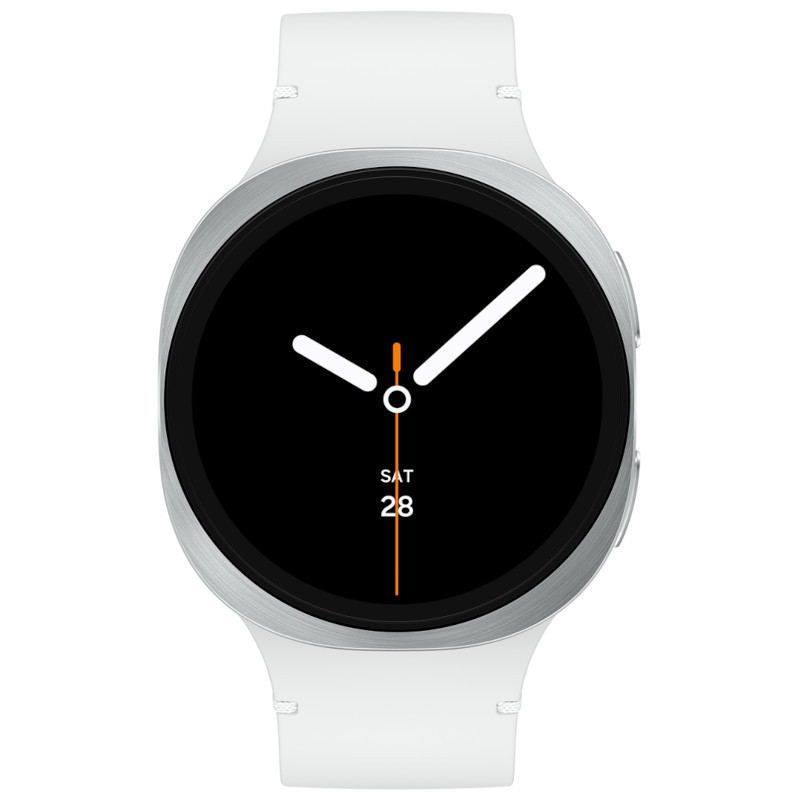 Frontale de Samsung Galaxy Watch8 44 mm BT Argent