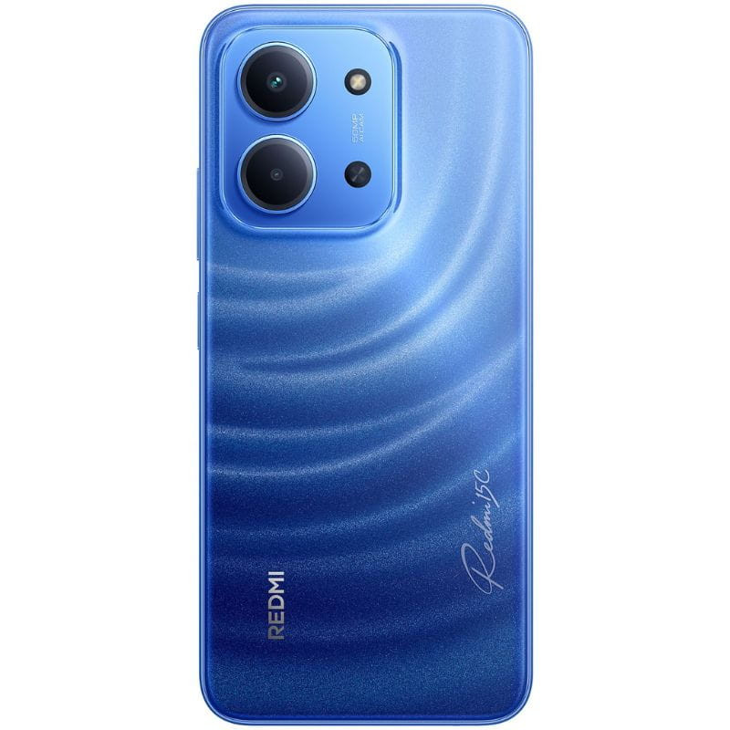 Xiaomi Redmi 15C 4 Go/256 Go Bleu - image arrière