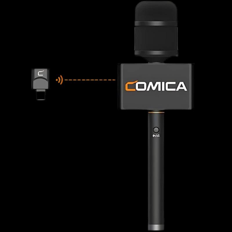 COMICA Revo S Micrófono Inalámbrico de mano para entrevistas USB-C