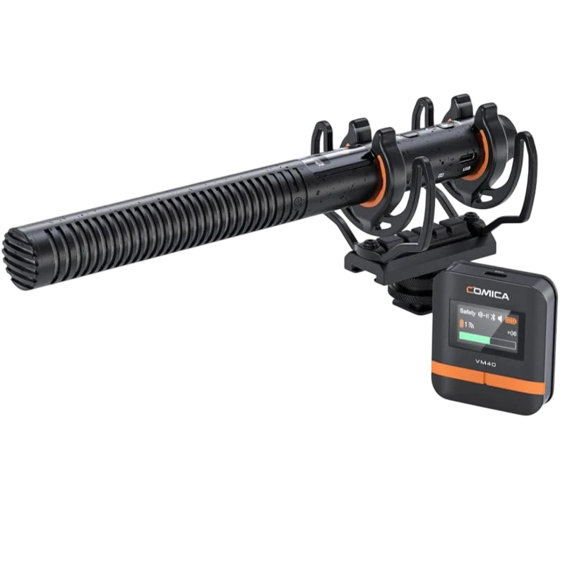 COMICA VM40 Micrófono Inalámbrico 32GB de Grabación Integrada y Flotante