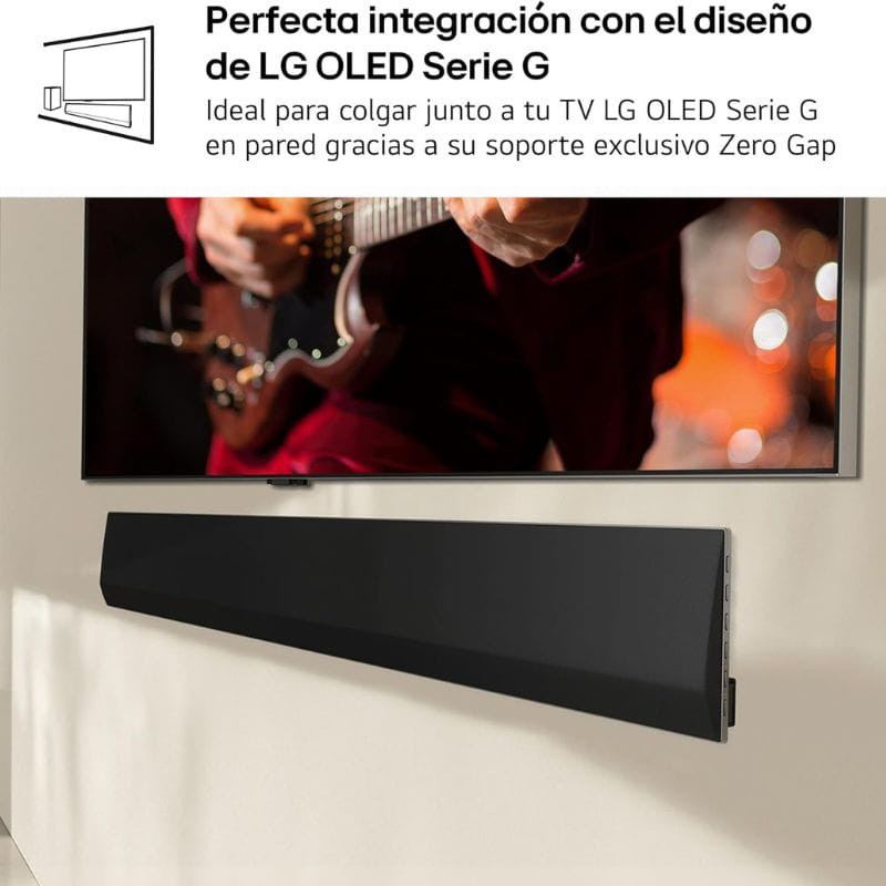 LG SG10TY 3.1 420 W Negro - Barra de sonido con Subwoofer, diseño ultra fino