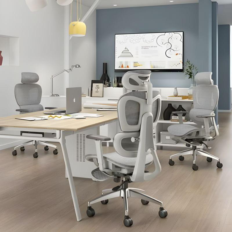 Powerbasic Tondela - Cadeira de escritório ergonómica, imagem real