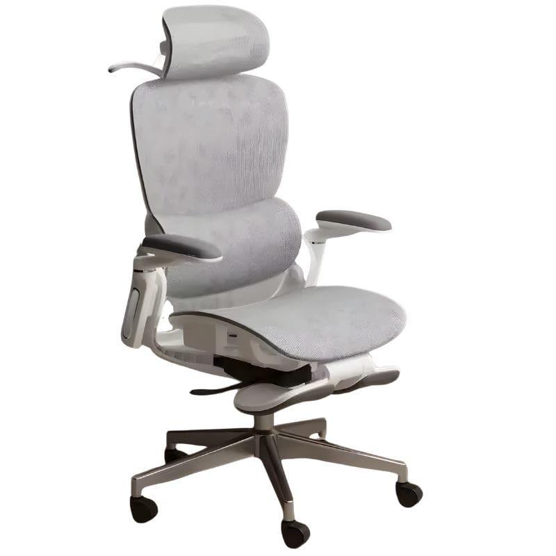 Powerbasic Silla de Oficina Ergonómica Elvas Gris, imagen frontal