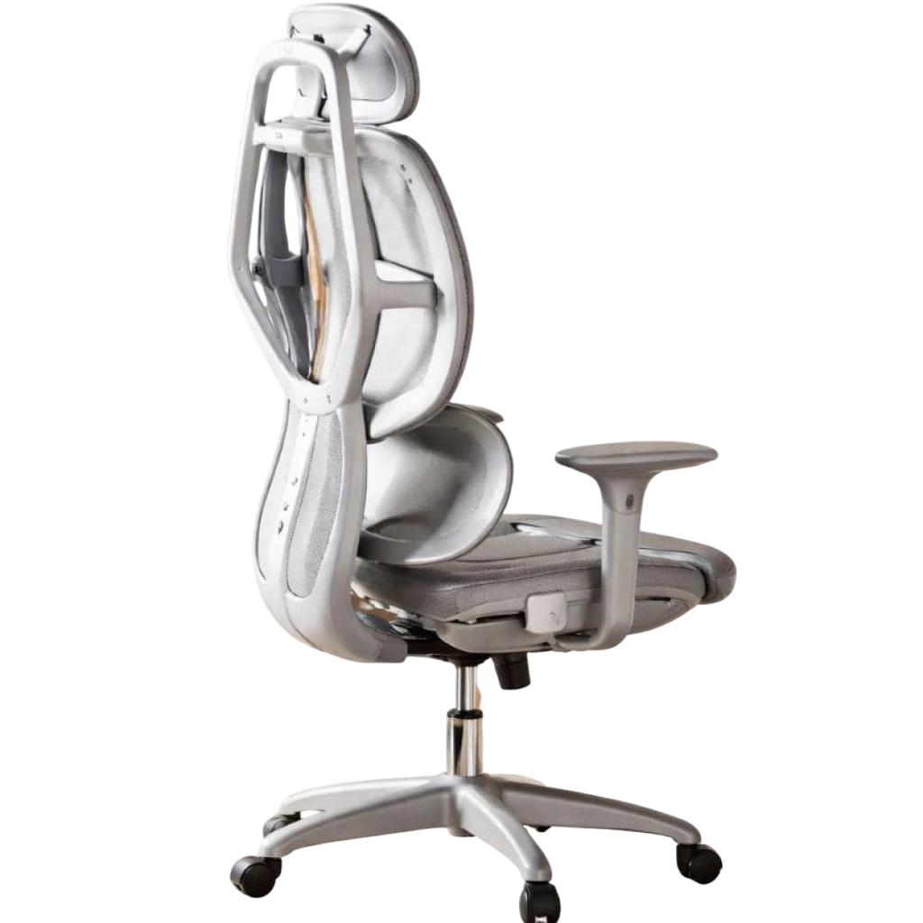 Powerbasic Pinhel - Silla de Oficina Ergonómica Gris