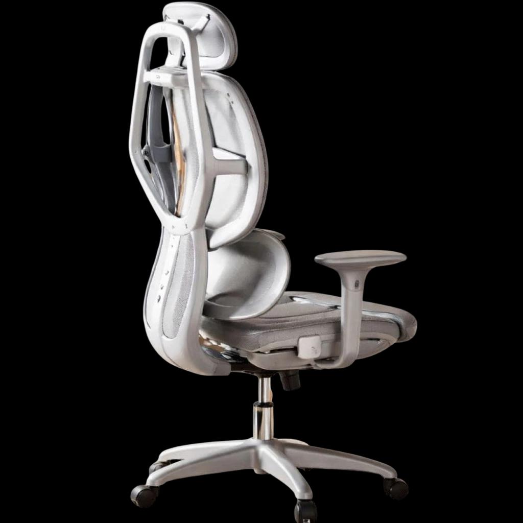 Powerbasic Pinhel - Silla de Oficina Ergonómica Gris