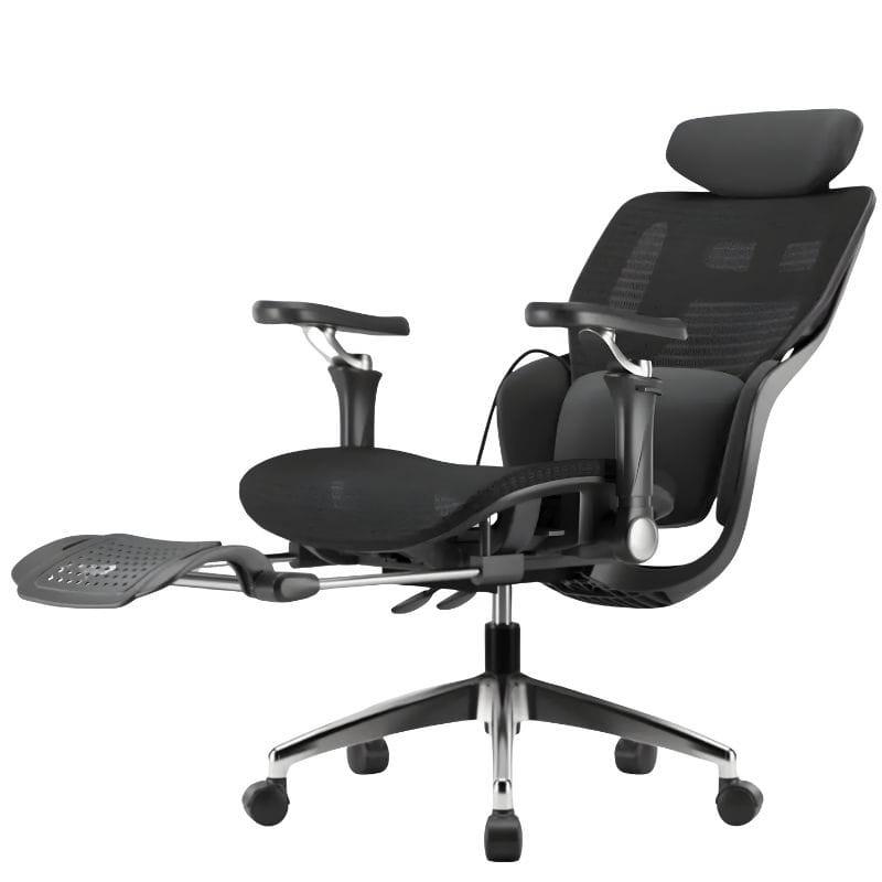 Silla de Oficina Ergonómica Amarante Negro, imagen lateral