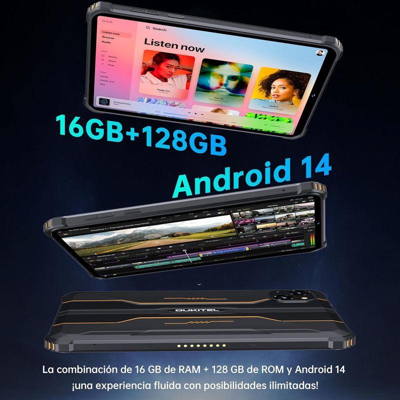 Mémorias de Oukitel RT3 Pro 4GB/128GB Verde