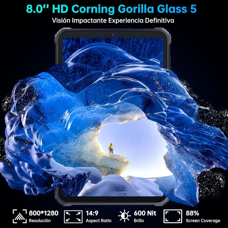 Ecrã de Oukitel RT3 Pro 4GB/128GB Verde