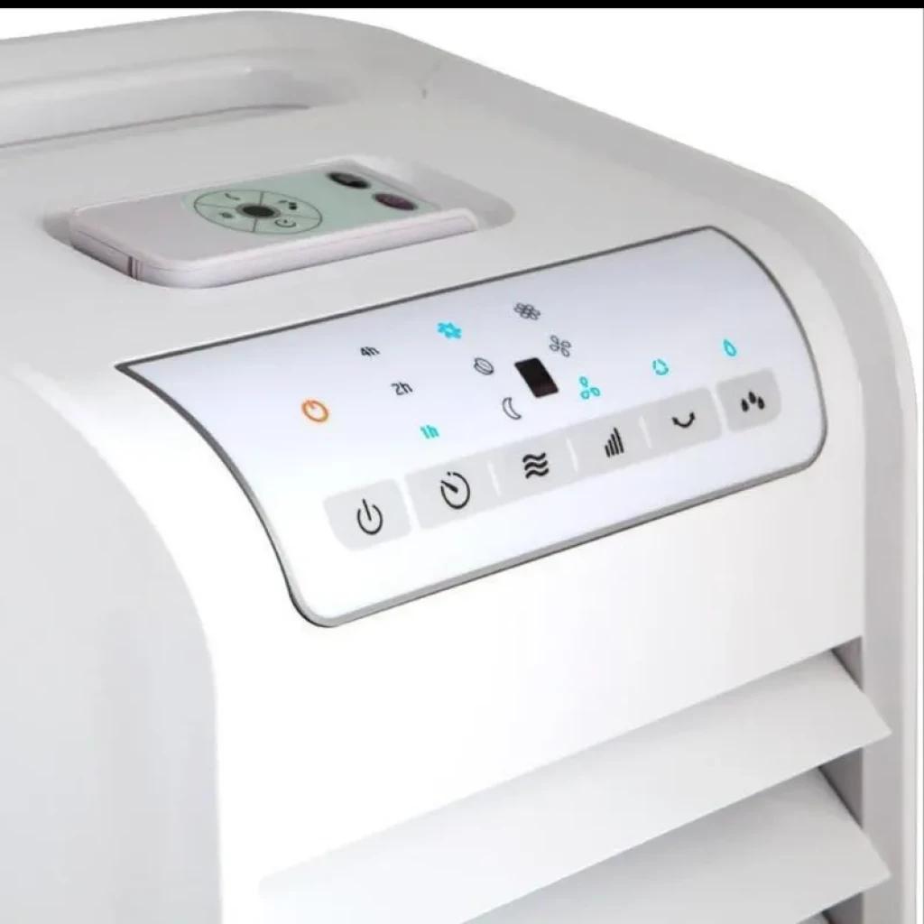 Climatiseur portatif sans tube Orbegozo AIR 46 reconditionné Classe A avec panneau tactile rétroéclairé, volets réglables et télécommande intégrée