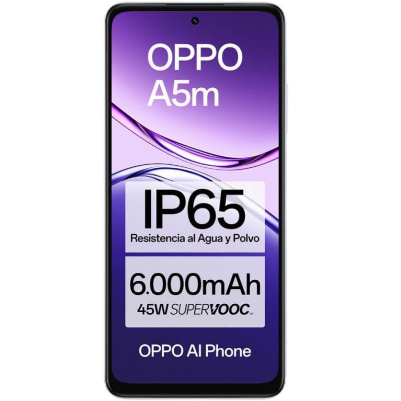 Oppo A5m 8GB/256GB Blanco, imagen delantera