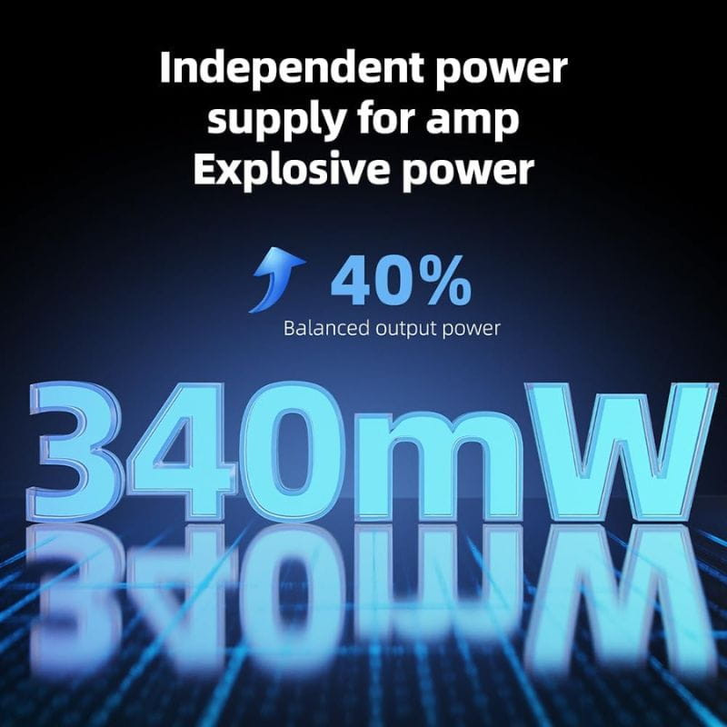 Fiio BTR15 Amplificador/DAC - Negro, batería 340mW