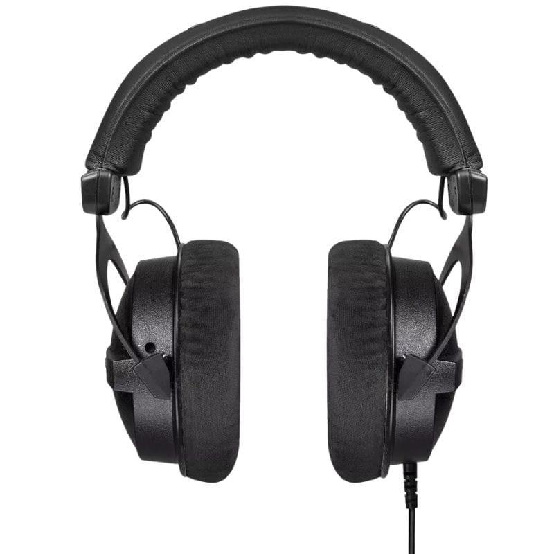 Beyerdynamic DT 770 Pro 80 Ω Noir édition limitée, casque studio fermé noir mat avec arceau rembourré, larges coussinets velours, câble unilatéral