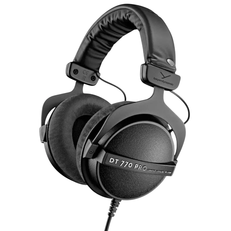 Beyerdynamic DT 770 Pro 80 Ω Noir Édition limitée - Casque studio fermé avec câble