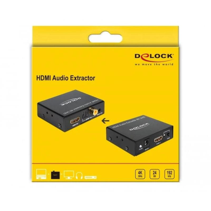 Delock Extracteur audio HDMI 4K 30 Hz, image de la boîte