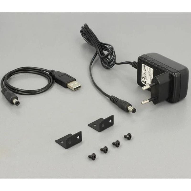 Extracteur audio HDMI 4K 30 Hz Delock, image des accessoires inclus