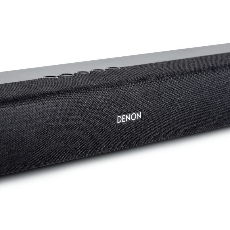 Denon DHT-S218 2.1 Dolby Atmos Bluetooth Negro, vista detalle de los controles