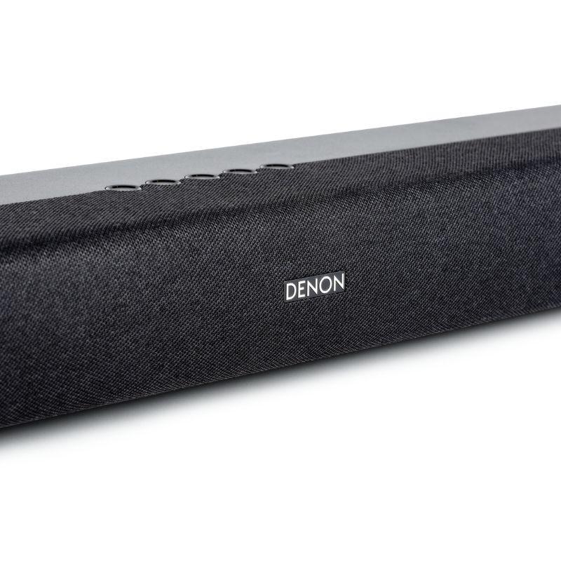 Denon DHT-S218 2.1 Dolby Atmos Bluetooth Negro, vista detalle de los controles