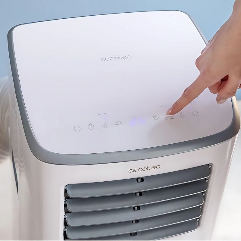 Cecotec Forceclima 7400 Soundless Touch - Climatiseur portable, image du panneau tactile