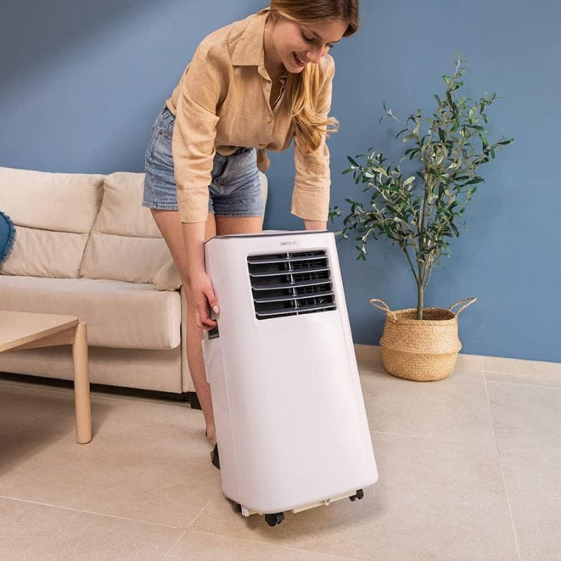 Cecotec Forceclima 7400 Soundless Touch - Climatiseur portable, avec roulettes et poignées