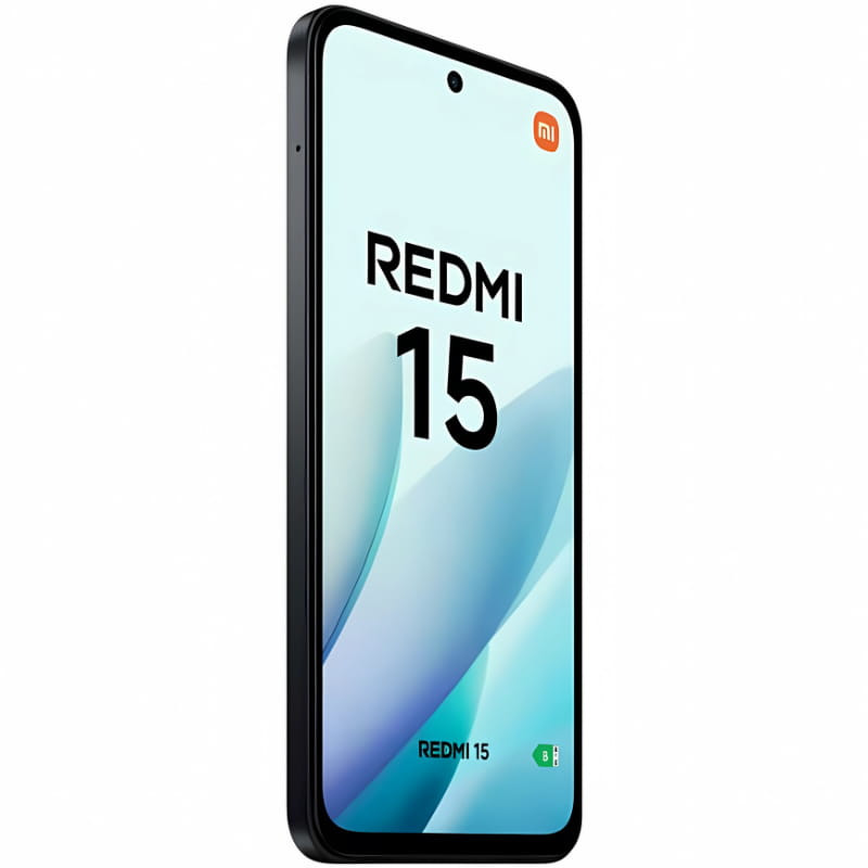 Xiaomi Redmi 15 4G 6GB/128GB Negro, imagen lateral